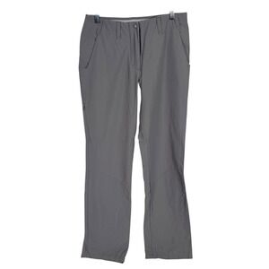 Rohan Roamers Trousers Hiking Pants Women 10R Gray Outdoor Straight Leg